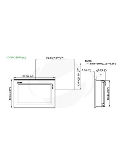 HMI DELTA DOP-3S07S3E2 1