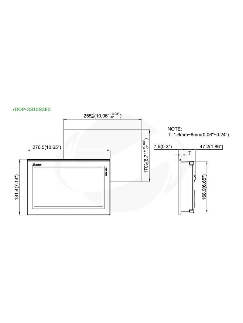 HMI DELTA DOP-3S10S3E2 1