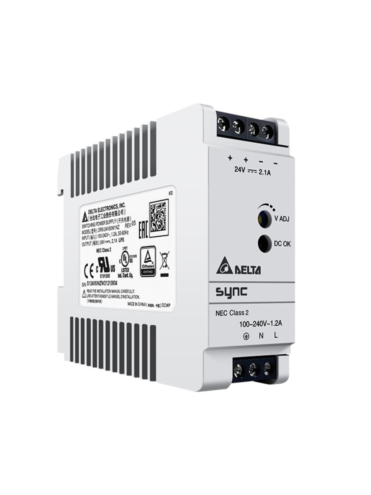 Maitinimo šaltinis DELTA DRS-24V30W1NZ